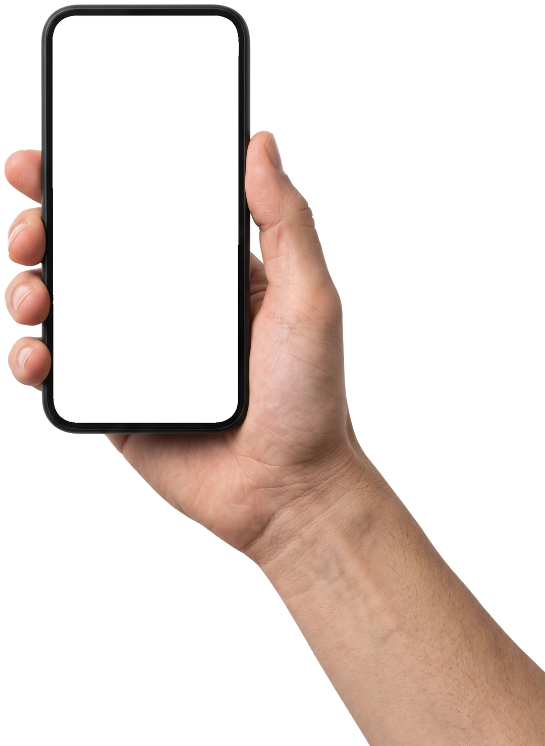 Teléfono con testimonios de alumnos en formato historias